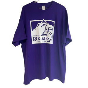 SOLD..Colorado Rockies Baseball T shirt 2018 Unisex